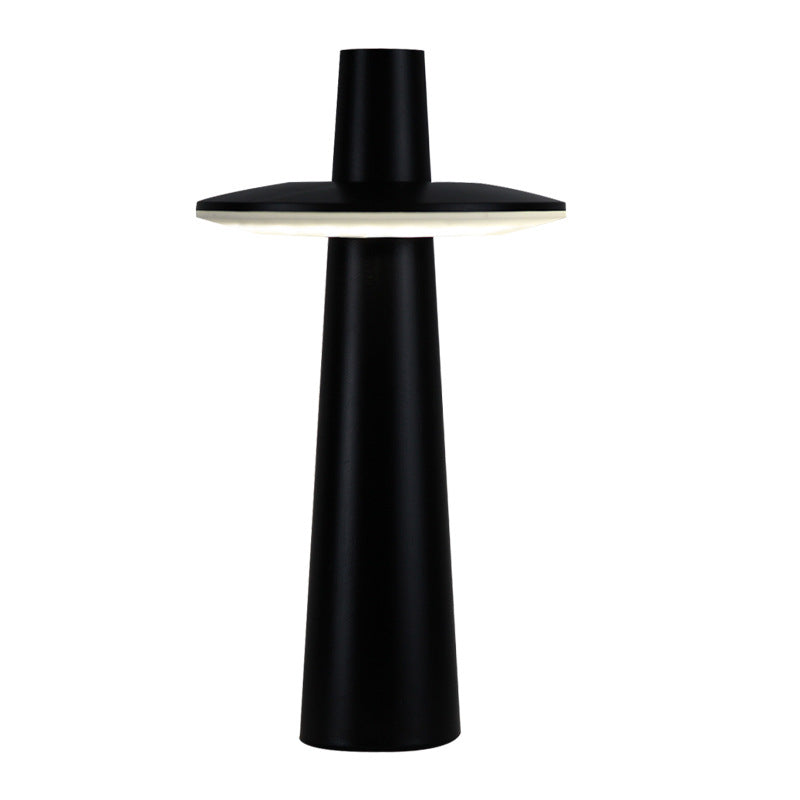 Contemporary Nordic Rechargeable Touch Sensor ABS PC Round Column LED Table Lamp For Bedside
