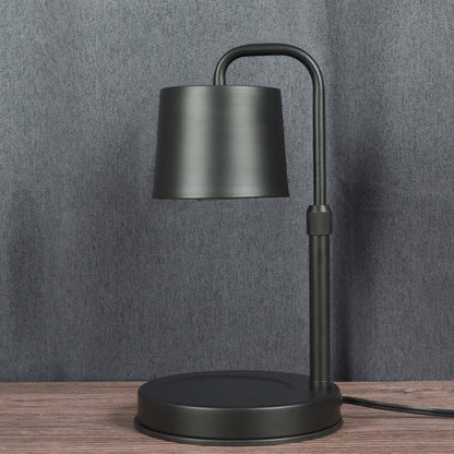 Contemporary Scandinavian Iron Liftable Dimmable Cylinder 1-Light Melting Wax Table Lamp For Bedroom