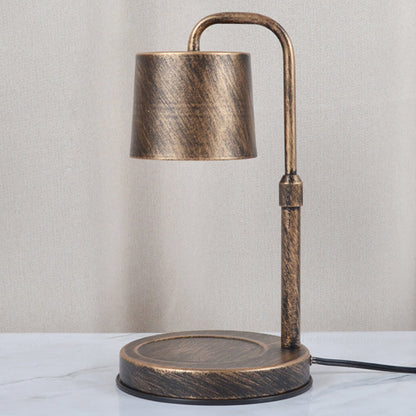 Contemporary Scandinavian Iron Liftable Dimmable Cylinder 1-Light Melting Wax Table Lamp For Bedroom
