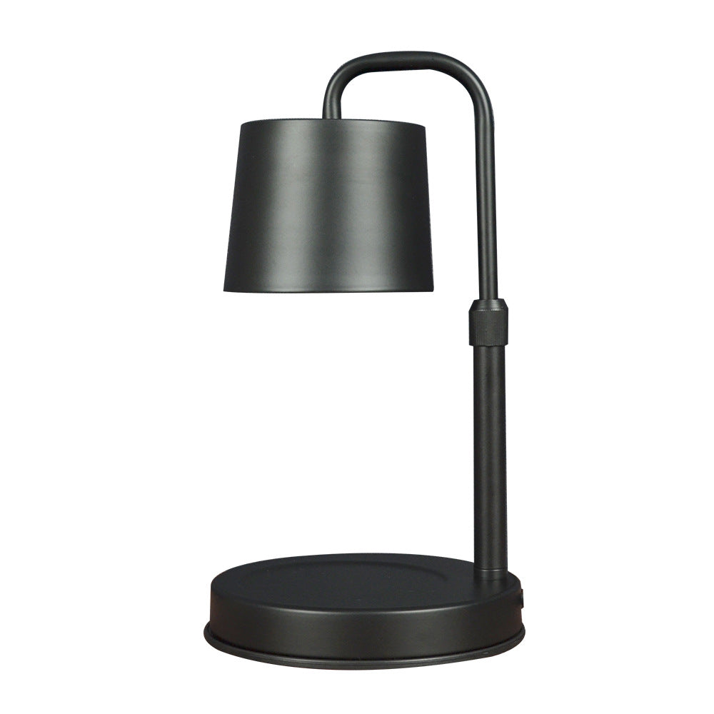 Contemporary Scandinavian Iron Liftable Dimmable Cylinder 1-Light Melting Wax Table Lamp For Bedroom