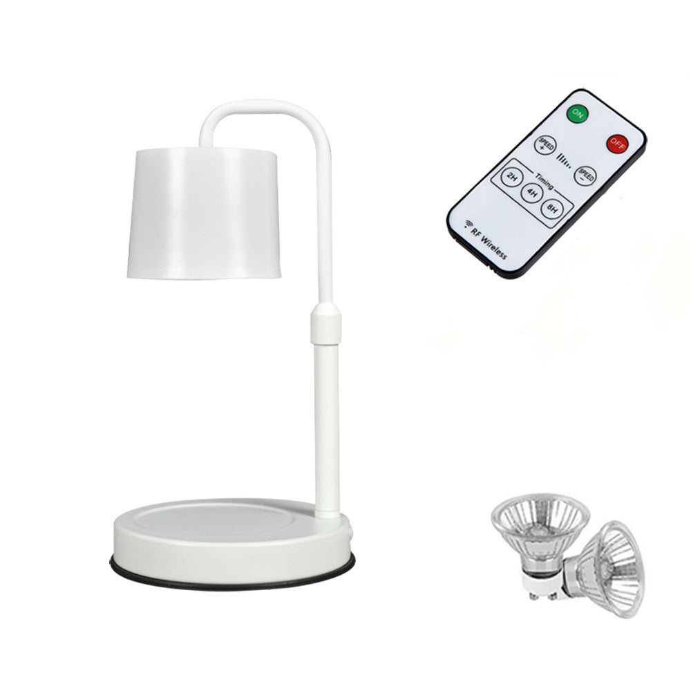 Contemporary Scandinavian Iron Liftable Dimmable Cylinder 1-Light Melting Wax Table Lamp For Bedroom
