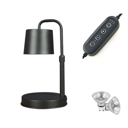 Contemporary Scandinavian Iron Liftable Dimmable Cylinder 1-Light Melting Wax Table Lamp For Bedroom