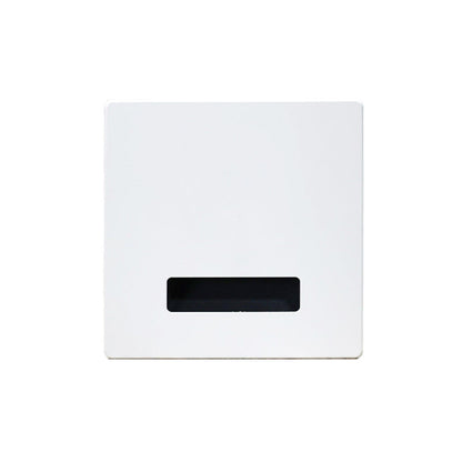 Modern Minimalist Waterproof Aluminum Alloy Steel PC Square LED Recessed Wall Sconce Lamp For Hallway
