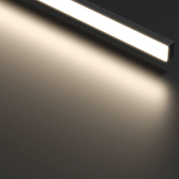 مصباح حائط LED بتصميم عصري بسيط من الألومنيوم والسيليكا بشريط خطي لغرفة النوم 