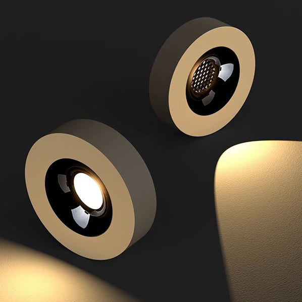 Modern Minimalist Iron Round Honeycomb Spotlight LED Flush Mount Ceiling Light For Hallway