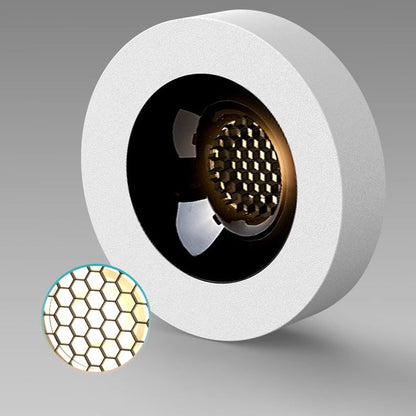 Modern Minimalist Iron Round Honeycomb Spotlight LED Flush Mount Ceiling Light For Hallway