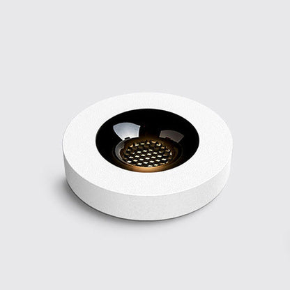 Modern Minimalist Iron Round Honeycomb Spotlight LED Flush Mount Ceiling Light For Hallway