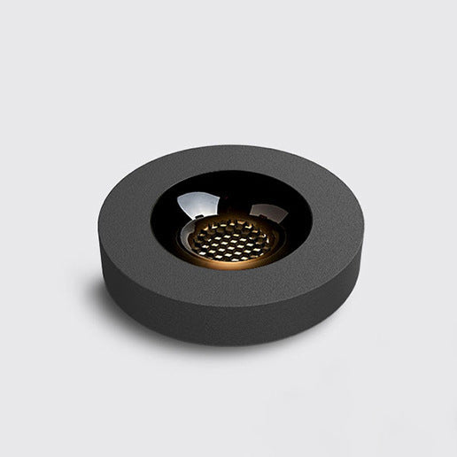 Modern Minimalist Iron Round Honeycomb Spotlight LED Flush Mount Ceiling Light For Hallway