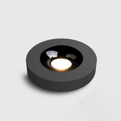 Modern Minimalist Iron Round Honeycomb Spotlight LED Flush Mount Ceiling Light For Hallway