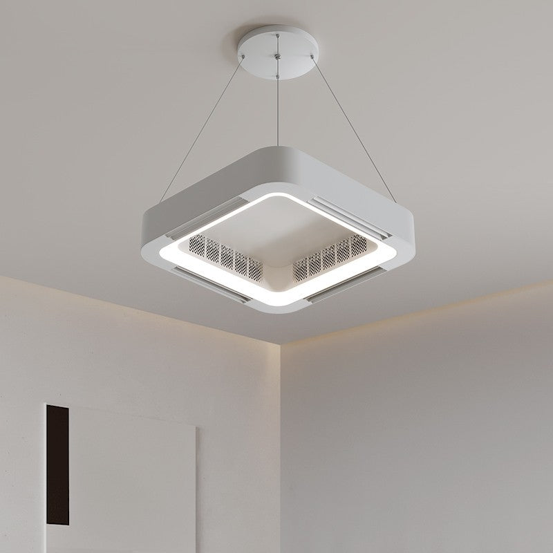 ثريات سقف LED مربعة الشكل مصنوعة من مادة ABS الأكريليك بتصميم بسيط وعصري لغرفة النوم 