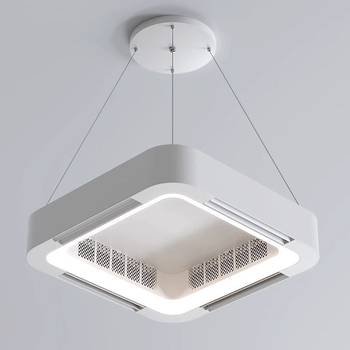 ثريات سقف LED مربعة الشكل مصنوعة من مادة ABS الأكريليك بتصميم بسيط وعصري لغرفة النوم 