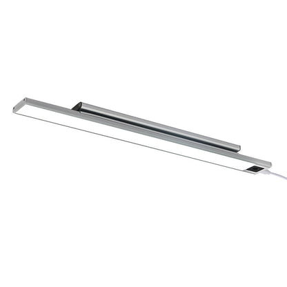 Modern Minimalist Rechargeable Aluminum Acrylic PC Hand Swipe Sensor Rectangular LED Wall Sconce Lamp For Study