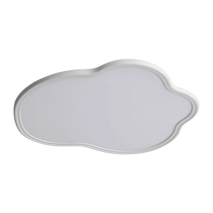 Modern Minimalist Aluminum PVC Irregular Cloud LED Flush Mount Ceiling Light For Bedroom