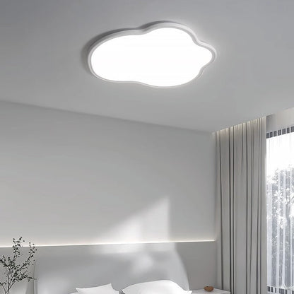 Modern Minimalist Aluminum PVC Irregular Cloud LED Flush Mount Ceiling Light For Bedroom