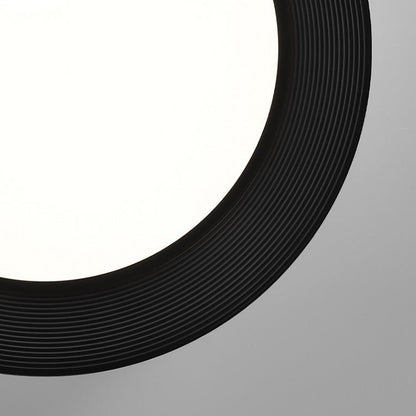 Modern Minimalist Round Iron Acrylic LED Flush Mount Ceiling Light For Bedroom
