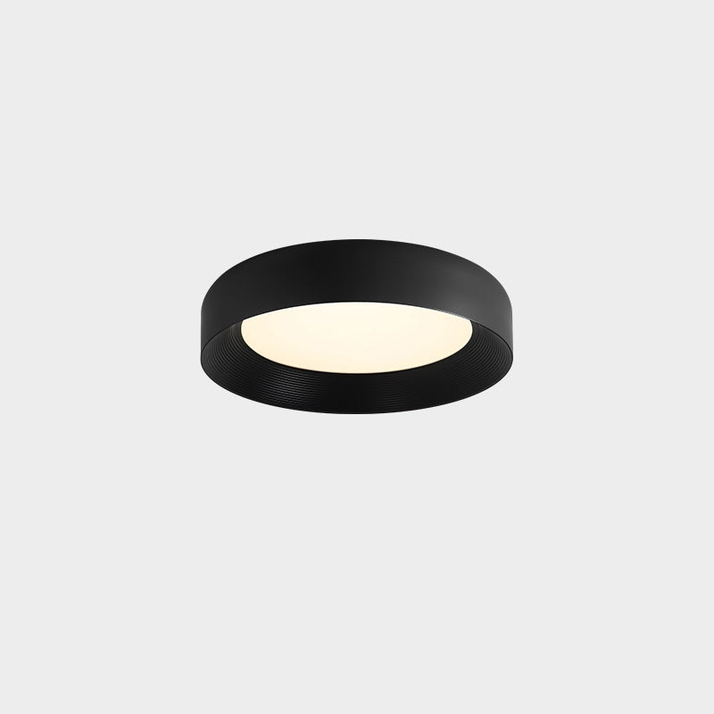Modern Minimalist Round Iron Acrylic LED Flush Mount Ceiling Light For Bedroom