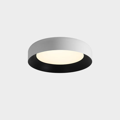 Modern Minimalist Round Iron Acrylic LED Flush Mount Ceiling Light For Bedroom