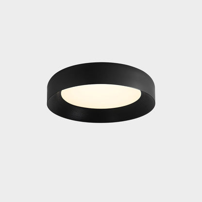 Modern Minimalist Round Iron Acrylic LED Flush Mount Ceiling Light For Bedroom