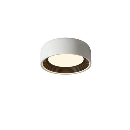 Modern Minimalist Round Iron Acrylic LED Flush Mount Ceiling Light For Bedroom
