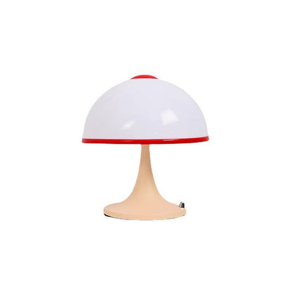 Contemporary Nordic USB Dome Mushroom Iron Acrylic LED Table Lamp For Bedroom
