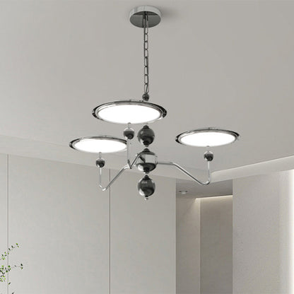 ثريات LED معاصرة بتصميم ريترو من الحديد والألومنيوم والأكريليك على شكل نجمة طائر لغرفة المعيشة 