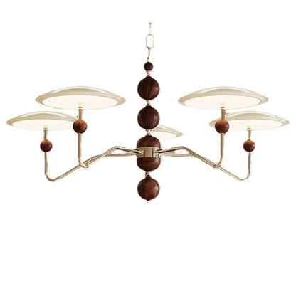 ثريات LED معاصرة بتصميم ريترو من الحديد والألومنيوم والأكريليك على شكل نجمة طائر لغرفة المعيشة 