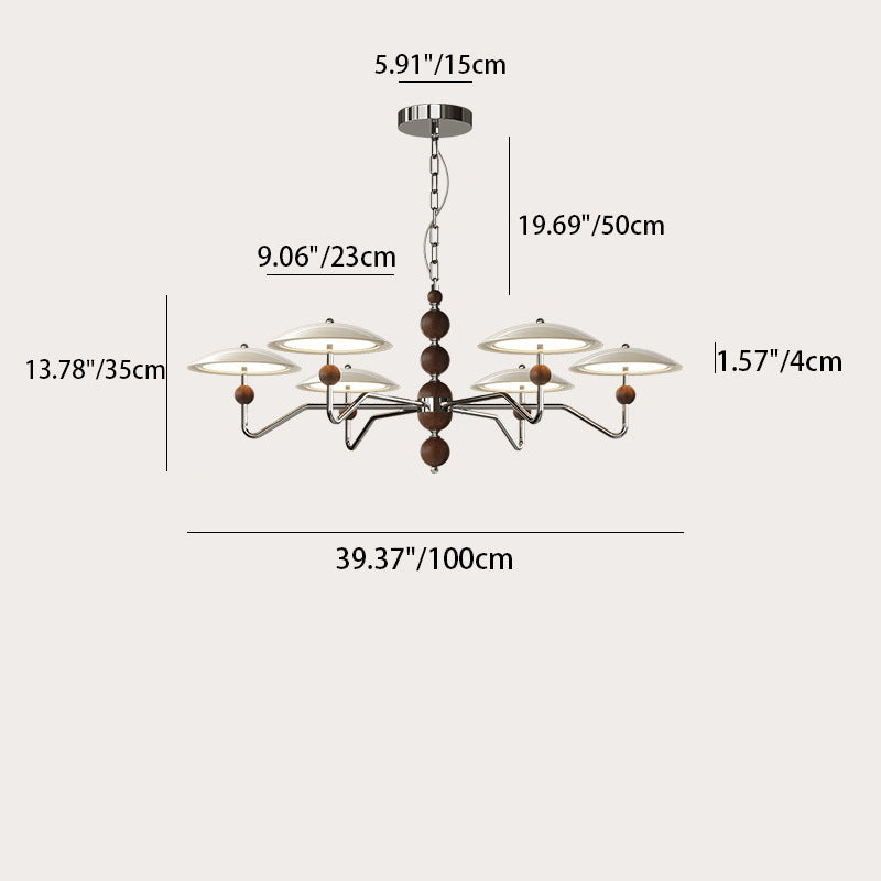 ثريات LED معاصرة بتصميم ريترو من الحديد والألومنيوم والأكريليك على شكل نجمة طائر لغرفة المعيشة 