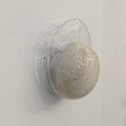 Contemporary Nordic Travertine Glass Round Smoke Textured Zipper LED Wall Sconce Lamp For Bedside