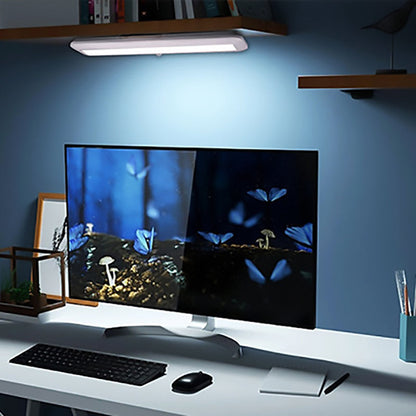 مصباح حائط LED من الأكريليك ABS بتصميم عصري بسيط مزود بمستشعر للجسم وشريط مستطيل قابل لإعادة الشحن مصنوع من مادة ABS وإضاءة ليلية لغرفة النوم 