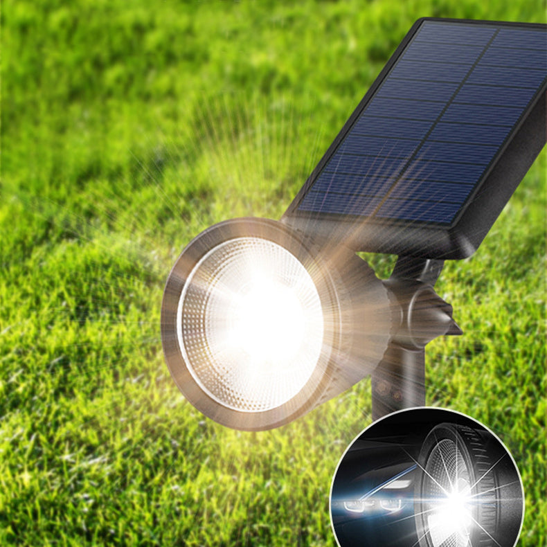 Modern Simplicity Solar Waterproof Horn Spotlight ABS PC LED Wall Sconce Lamp For Outdoor Patio