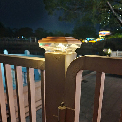 Modern Minimalist Solar Waterproof ABS PS Square LED Outdoor Light Landscape Lighting For Outdoor Patio