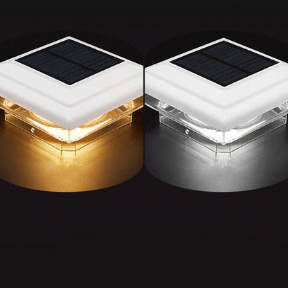 Modern Minimalist Solar Waterproof ABS PS Square LED Outdoor Light Landscape Lighting For Outdoor Patio