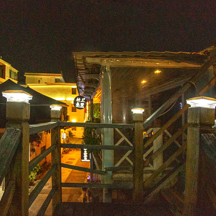 Modern Minimalist Solar Waterproof ABS PS Square LED Outdoor Light Landscape Lighting For Outdoor Patio