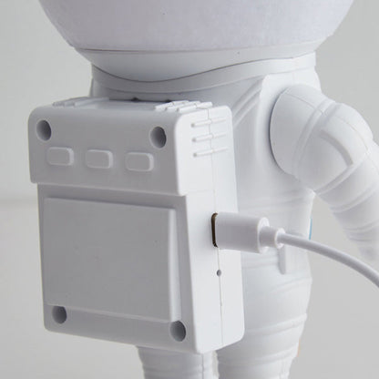 Contemporary Creative ABS PS Astronaut Lunar Kids Rechargeable LED Table Lamp Night Light For Bedroom