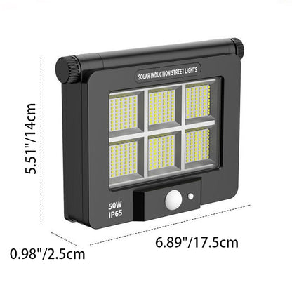 モダンでシンプルなソーラー防水人感センサー折りたたみ式ABS PC長方形LED壁取り付け用燭台ランプ屋外パティオ用