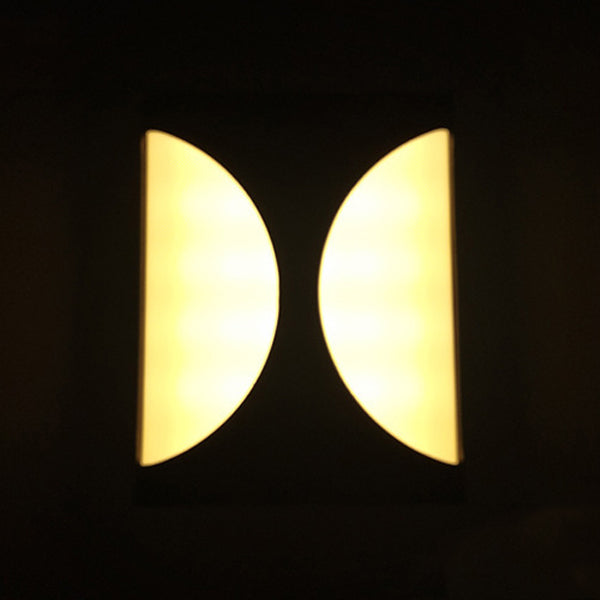 Modern Simplicity Waterproof Aluminum Acrylic Rectangular Geometrical LED Wall Sconce Lamp For Outdoor Patio