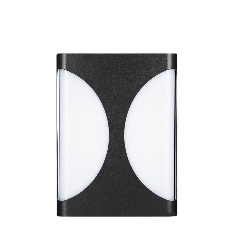 Modern Simplicity Waterproof Aluminum Acrylic Rectangular Geometrical LED Wall Sconce Lamp For Outdoor Patio