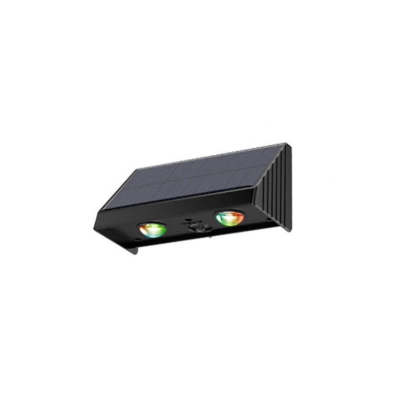 Modern Simplicity Solar Waterproof ABS PMMA Rectangular LED Wall Sconce Lamp For Outdoor Patio