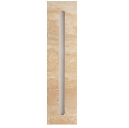 Contemporary Nordic Waterproof Travertine Acrylic Rectangular Strip LED Wall Sconce Lamp For Outdoor Patio