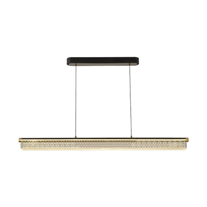 Modern Simplicity Iron Aluminum Acrylic Round Elliptical Strip Square Pattern LED Chandeliers Island Light For Dining Room