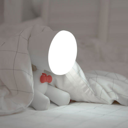 Contemporary Creative Rechargeable ABS PC Puppy LED Table Lamp Night Light For Bedside