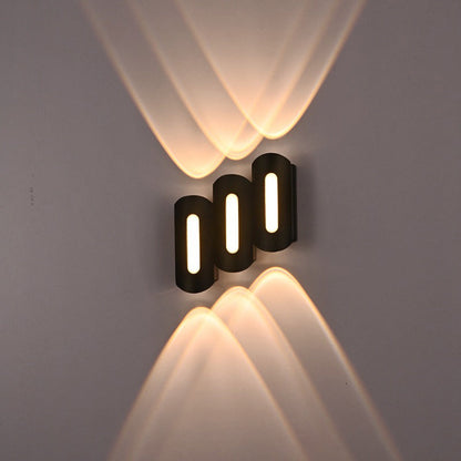 Modern Simplicity Waterproof Aluminum Strip LED Wall Sconce Lamp For Outdoor Patio