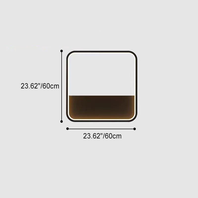 Modern Minimalist Solar Waterproof Stainless Steel Aluminum Square Rectangular  LED Wall Sconce Lamp For Garden
