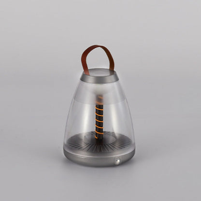 Contemporary Scandinavian Rechargeable ABS Acrylic Portable Cylinder LED Table Lamp Night Light For Bedroom