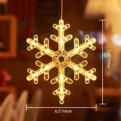 モダンアールデコ調 電池式 PVC クリスマスツリー 鹿 ベル 雪だるま デコレーション LED 壁付け照明 吸盤ライト 寝室用