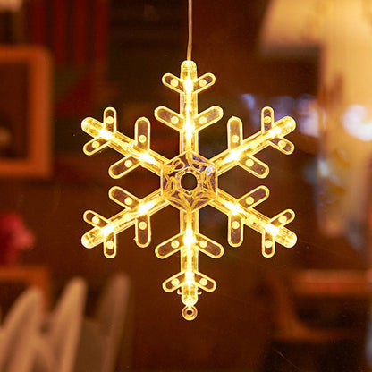 モダンアールデコ調 電池式 PVC クリスマスツリー 鹿 ベル 雪だるま デコレーション LED 壁付け照明 吸盤ライト 寝室用