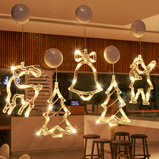 مصباح حائط LED بتصميم عصري على شكل جرس غزال مصنوع من مادة البولي فينيل كلوريد مع بطارية، مصباح جداري على شكل شمعة لغرفة النوم 
