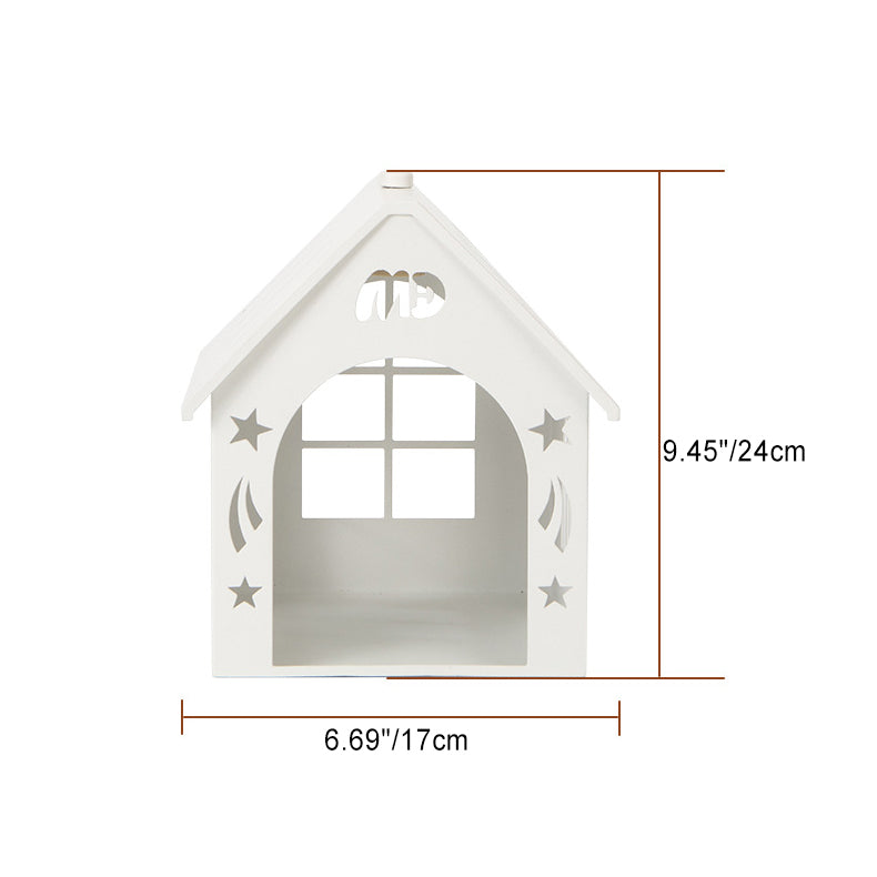Contemporary Nordic Hollowed House Decorative Iron 1-Light Melting Wax Table Lamp For Bedroom