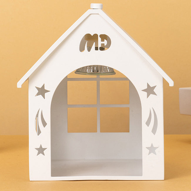 Contemporary Nordic Hollowed House Decorative Iron 1-Light Melting Wax Table Lamp For Bedroom