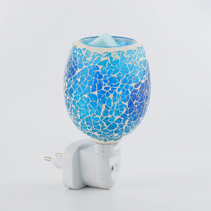 Contemporary Boho Plastic Glass Mosaic Cracked 1-Light Melting Wax Wall Sconce Lamp For Bedroom